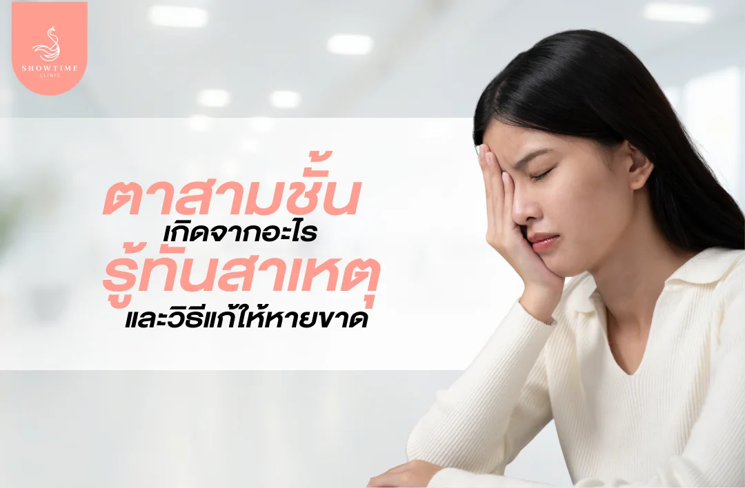 ตาสามชั้นเกิดจากอะไร