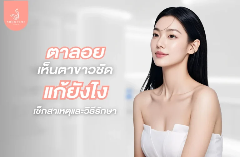ตาลอยเห็นตาขาวชัด แก้ยังไง