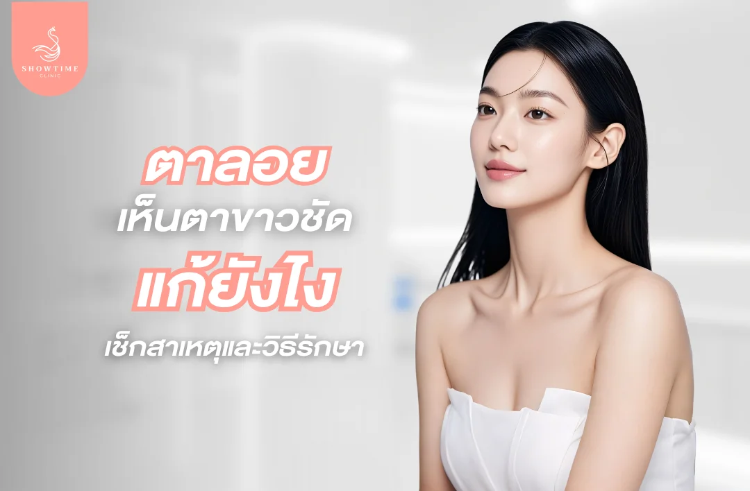 ตาลอยเห็นตาขาวชัด แก้ยังไง เช็กสาเหตุและวิธีรักษาให้ตาดูสดใส