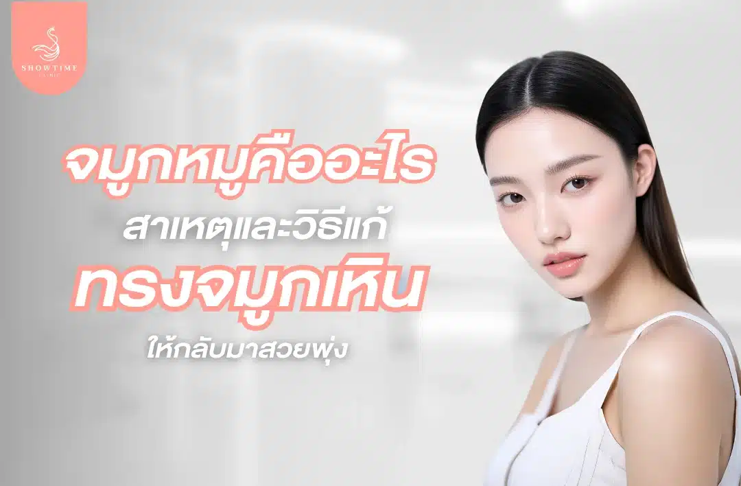 จมูกหมูคืออะไร สาเหตุและวิธีแก้ทรงจมูกเหิน ให้กลับมาสวยพุ่ง