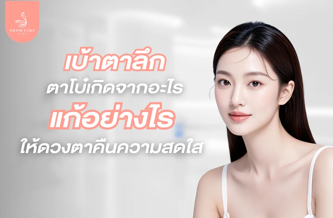 เบ้าตาลึก ตาโบ๋เกิดจากอะไร
